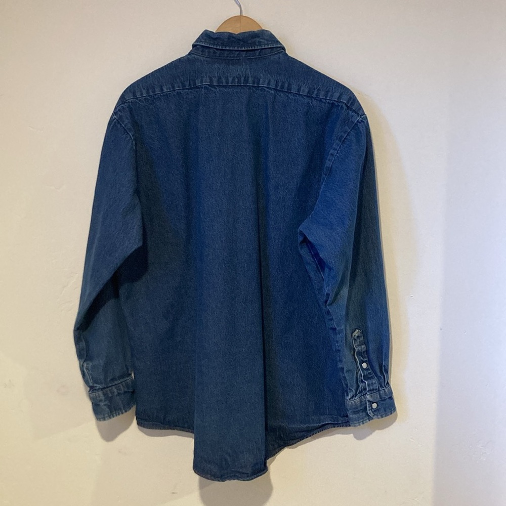 RED KAP Men’s Size XL Denim Button Down - Picture 6 of 6
